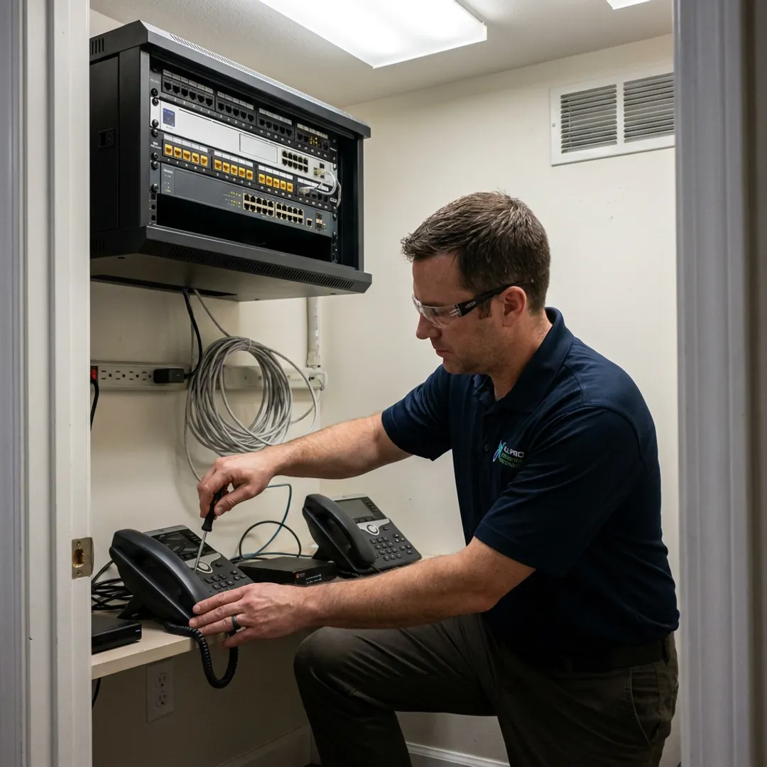 Small business VoIP phone system setup
