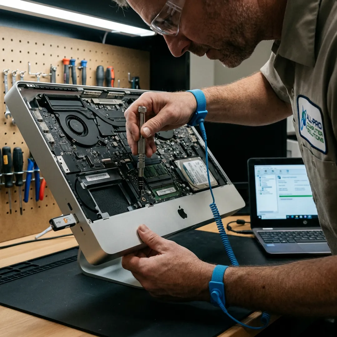 iMac repair diagnostic process