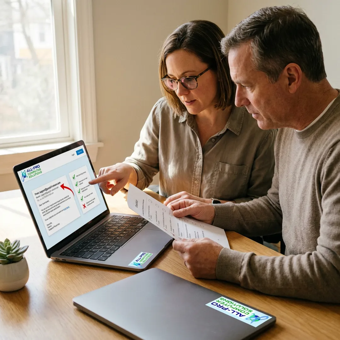 Small business team learning cybersecurity awareness