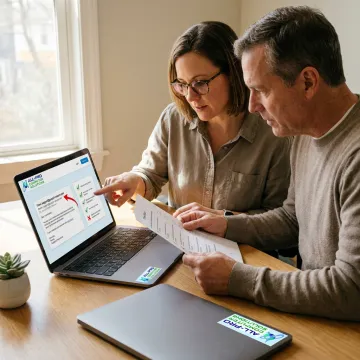 Small business team learning cybersecurity awareness