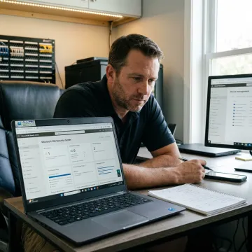 Microsoft 365 cybersecurity monitoring for business users