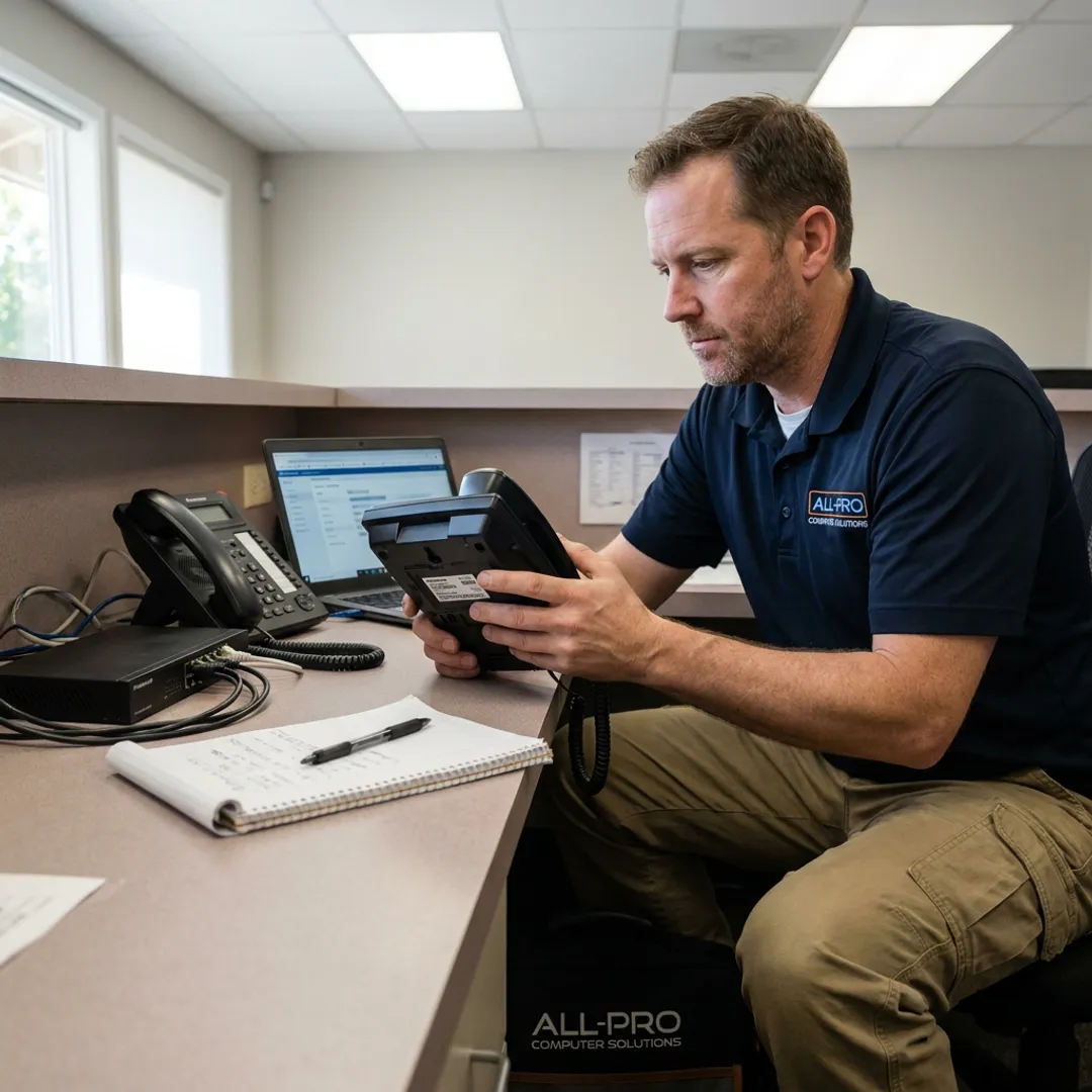 Business phone system diagnostic process