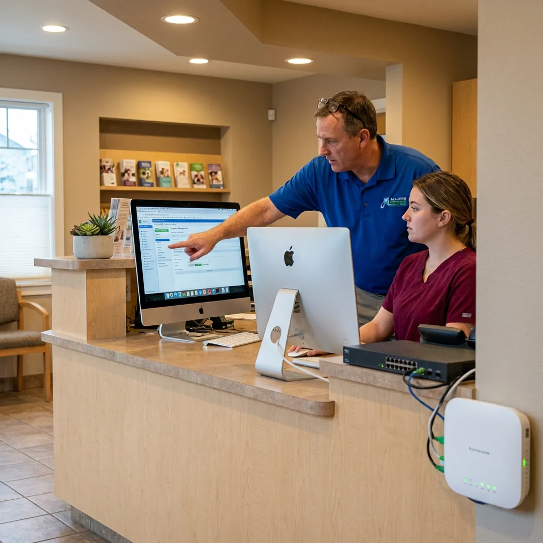 Mac IT support for a veterinary clinic