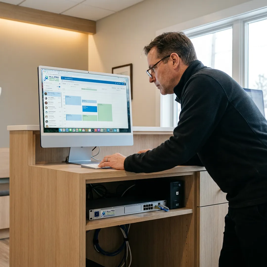 Mac-based IT support in a plastic surgery office