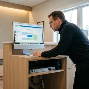 Mac-based IT support in a plastic surgery office