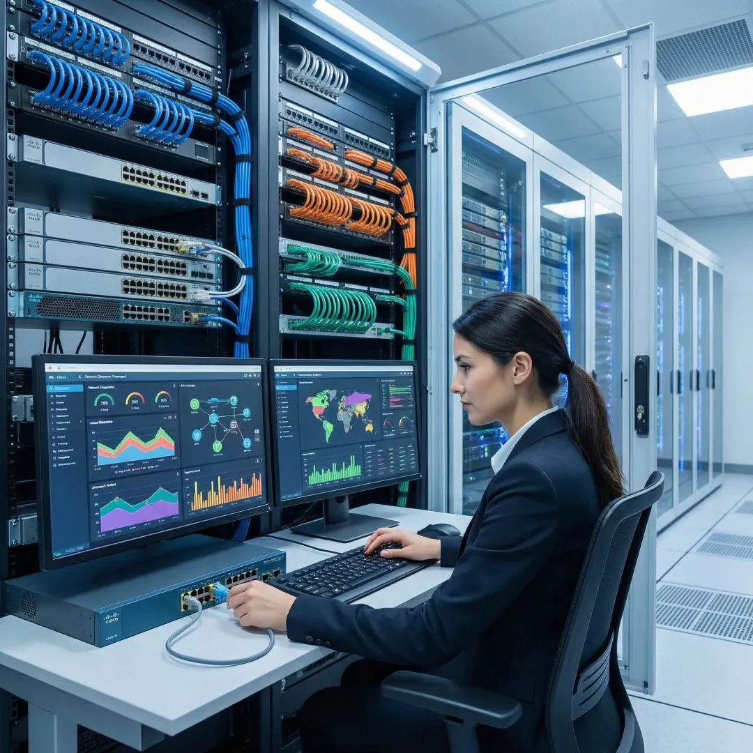 IT technician managing network infrastructure for a business in the North Bay Area