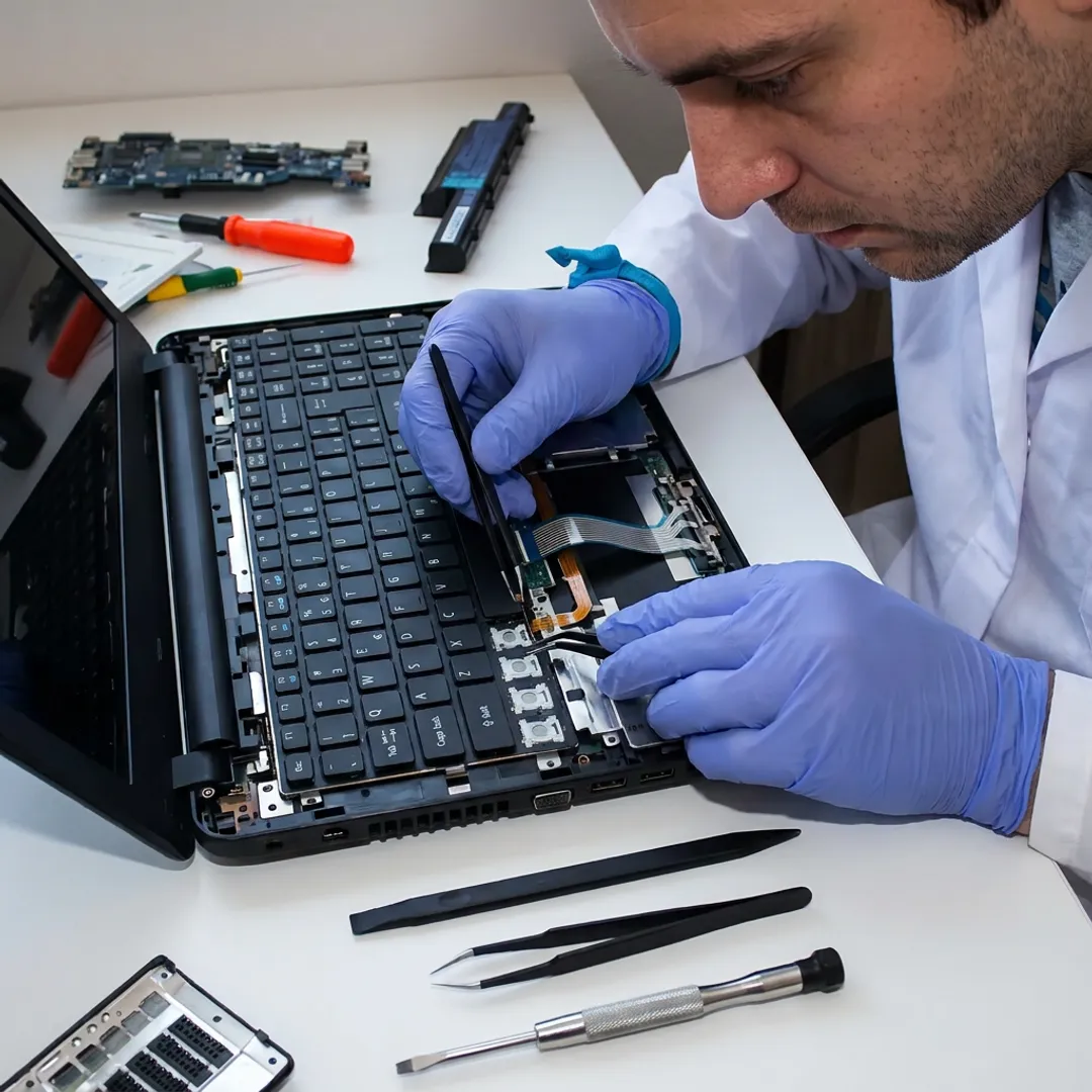 Laptop keyboard repair diagnosis