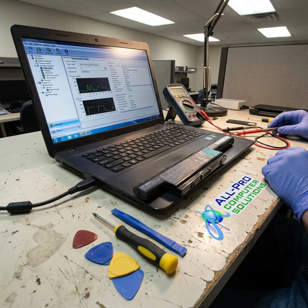 Laptop diagnostic and repair process