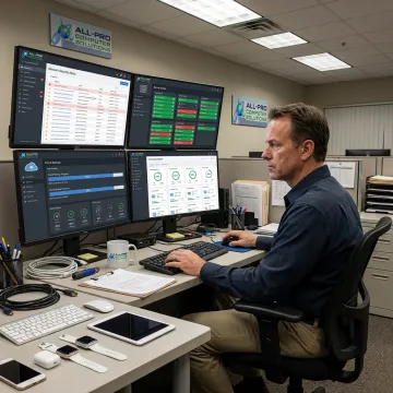 Managed IT technician supporting business systems