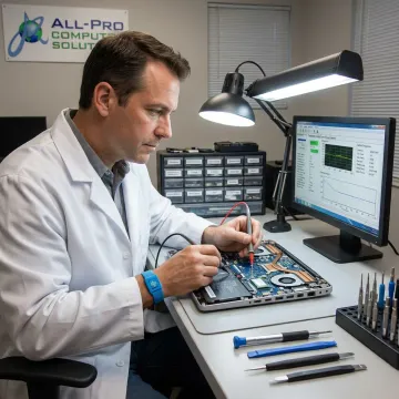 Laptop diagnostic and repair process
