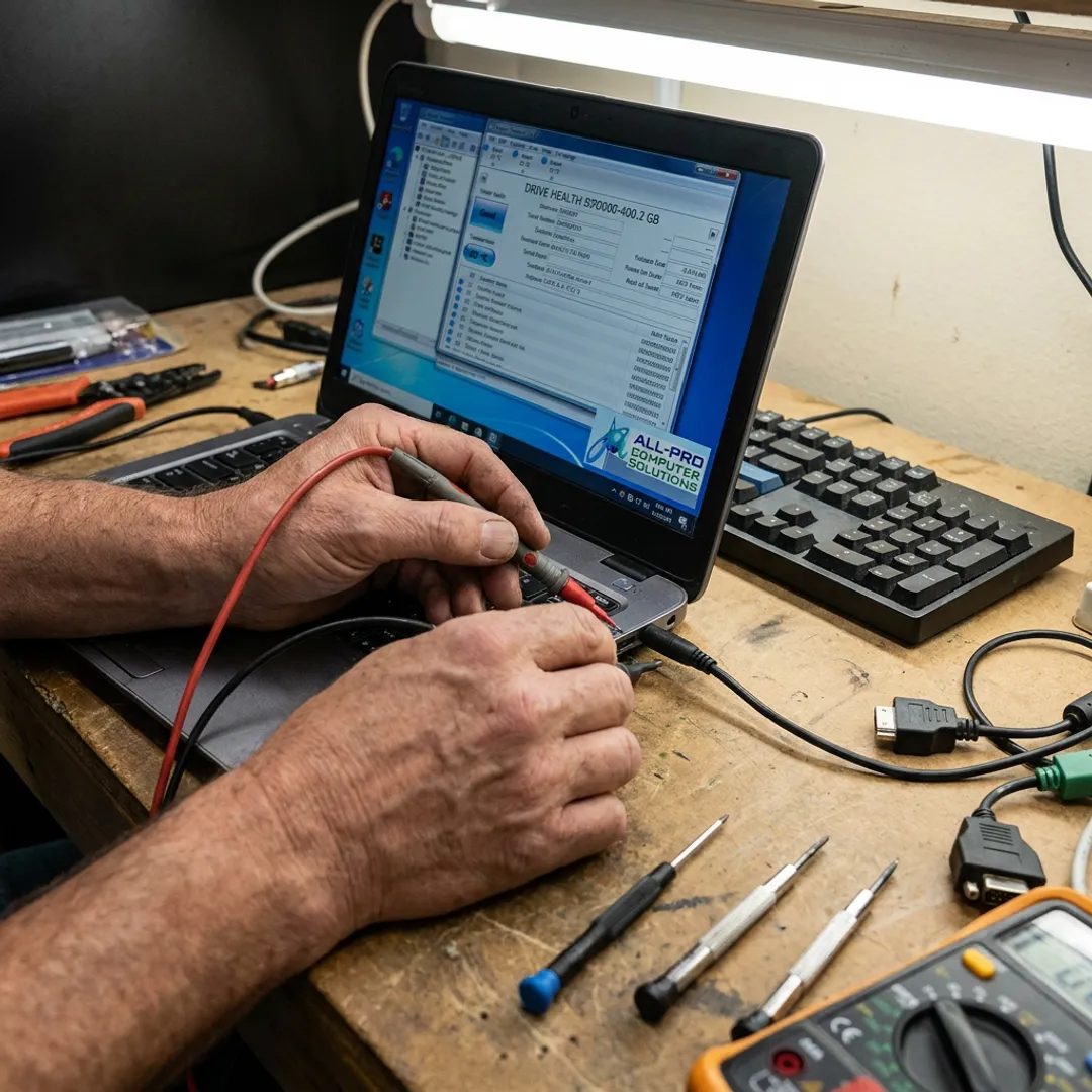 Laptop diagnostic and repair process
