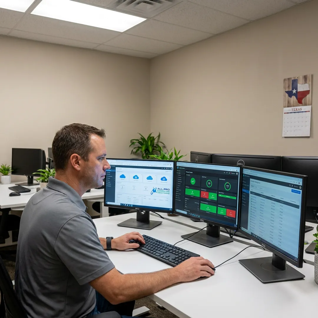 Managed IT support for a Texas business office