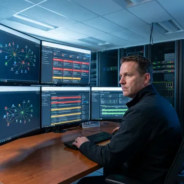 Managed IT security monitoring workstation