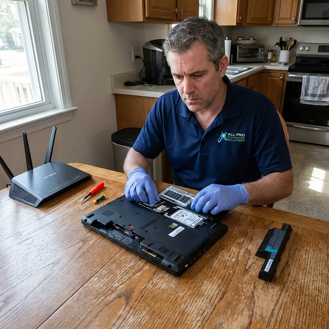 In-home computer repair appointment