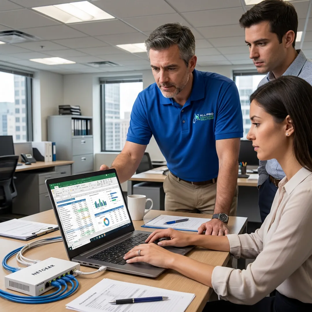IT technician supporting an accounting office network