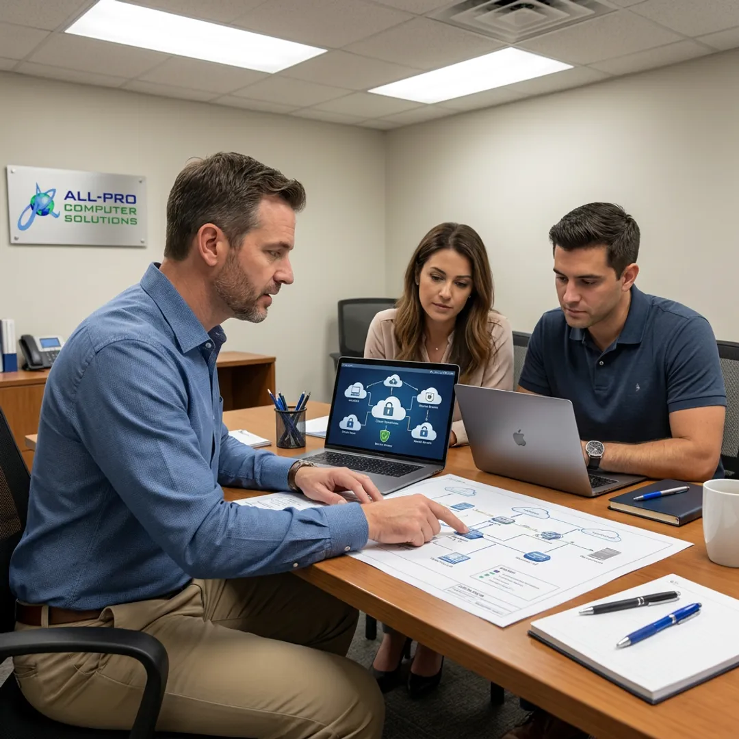 Accounting firm IT support planning session