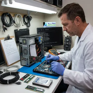 Computer hardware diagnostic process