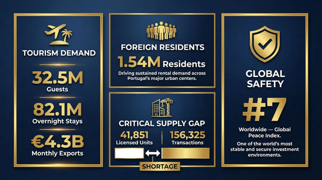 Four structural demand drivers supporting Portugal real estate market in 2026