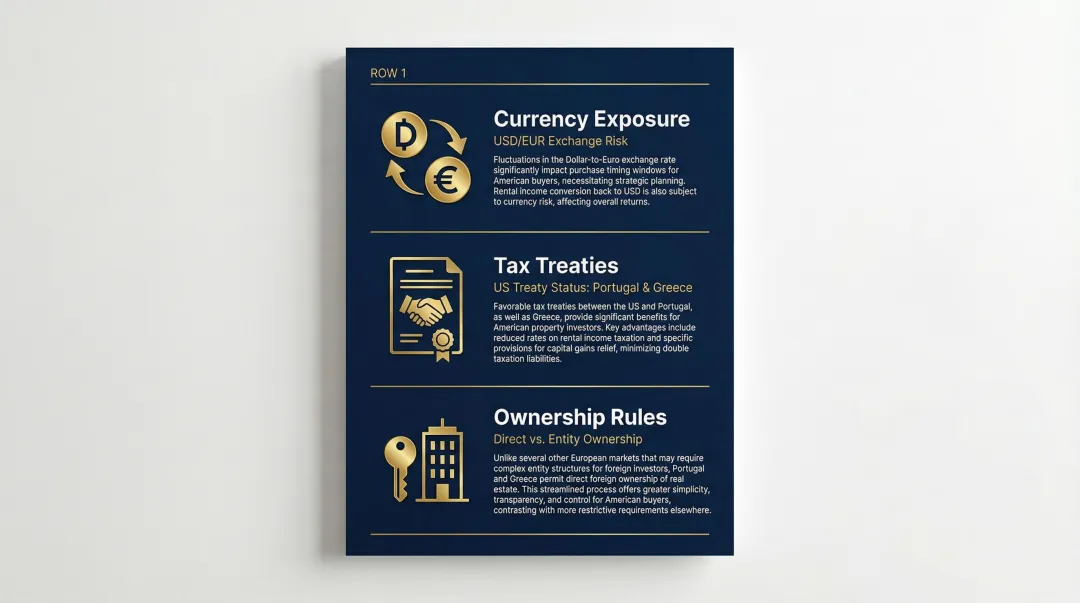 Three key variables American investors must evaluate before buying European property