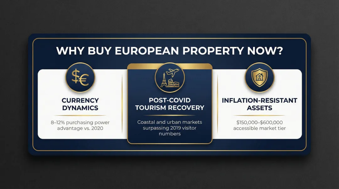 Three key reasons to buy European property in 2025 for American investors