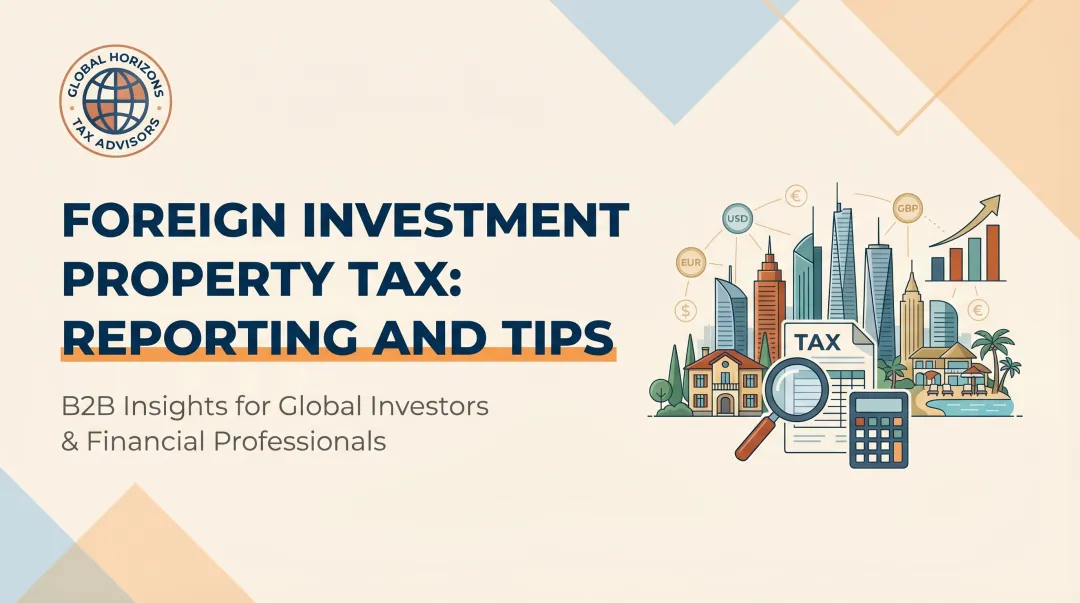Foreign Investment Property Tax: Reporting and Tips