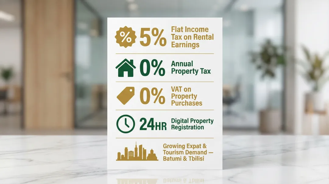 Georgia real estate investment tax advantages flat rates and ownership benefits breakdown