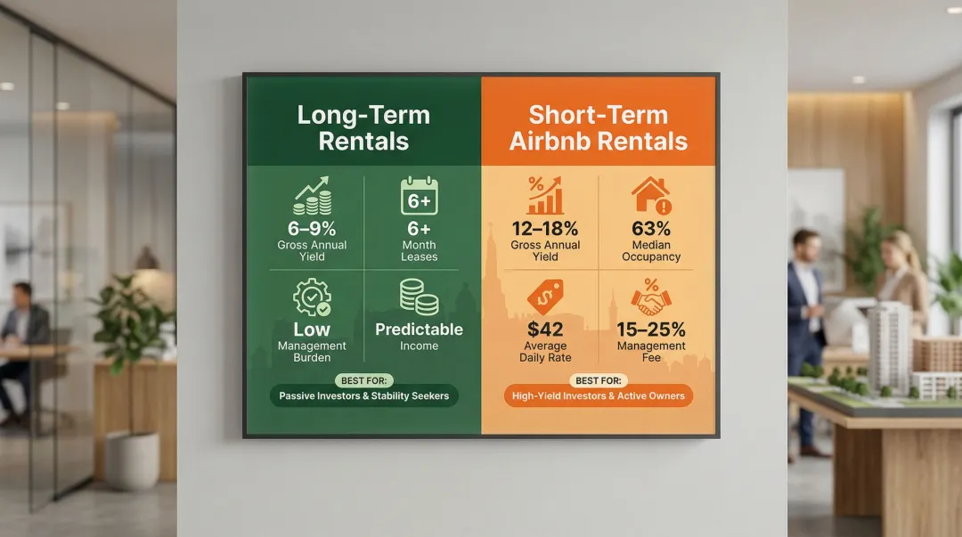 Tbilisi rental strategy comparison long-term versus short-term yield and management costs