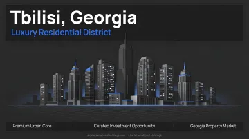 Tbilisi Georgia luxury residential district skyline showing premium urban real estate