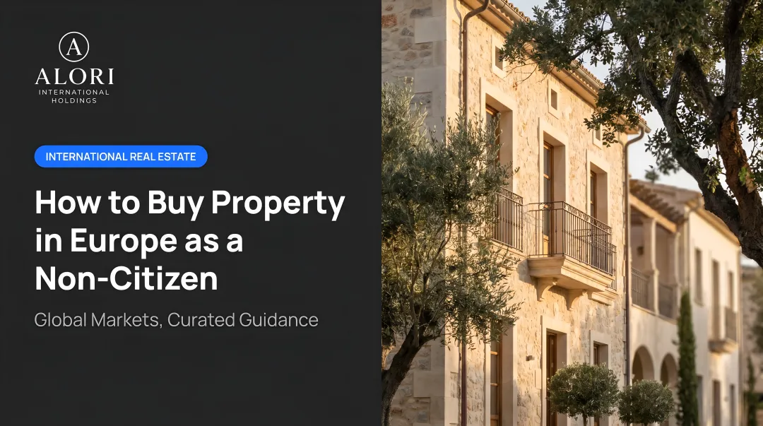 How to Buy Property in Europe as a Non-Citizen