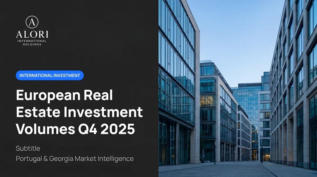 European Real Estate Investment Volumes Q4 2025