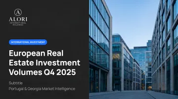 European Real Estate Investment Volumes Q4 2025