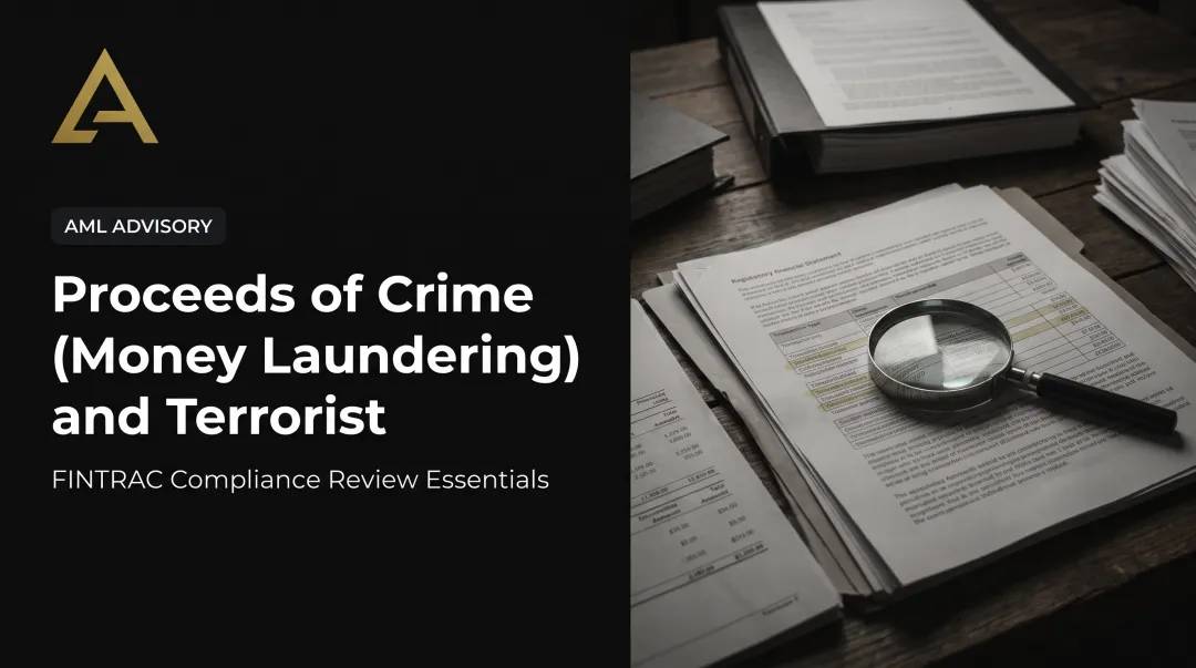 Proceeds of Crime (Money Laundering) and Terrorist Financing Act