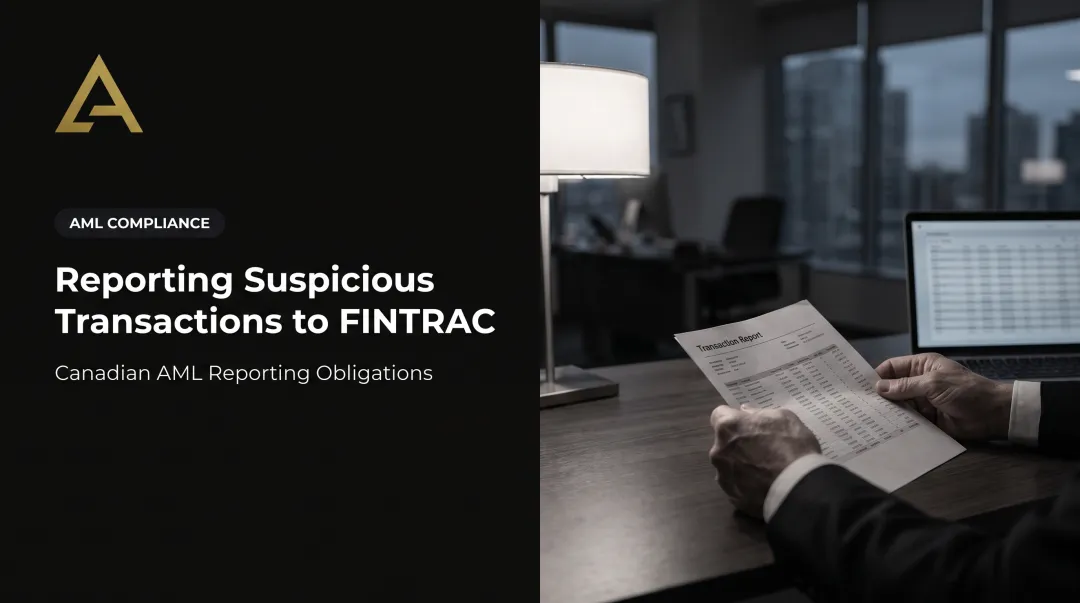 Reporting Suspicious Transactions to FINTRAC