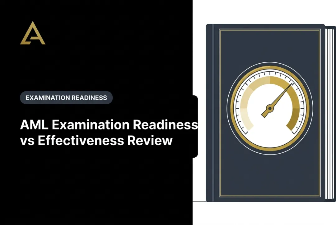 AML Examination Readiness vs Effectiveness Review