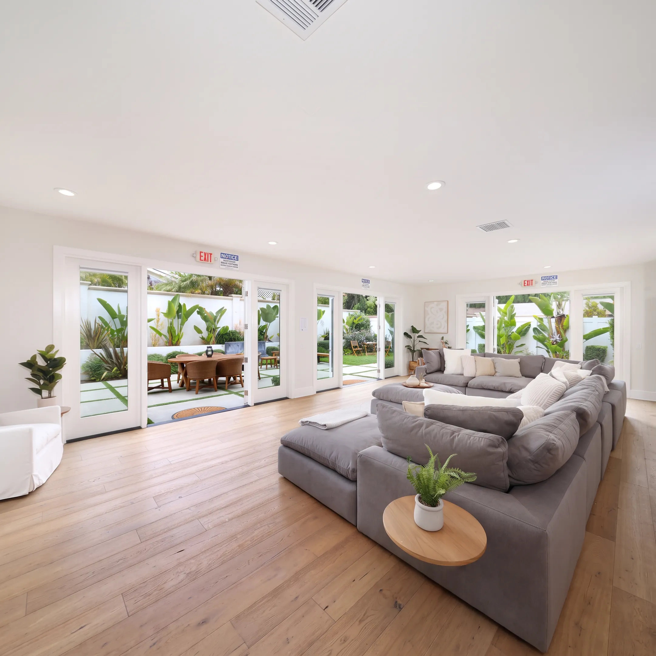 Comfortable residential mental health treatment setting with clinician and adult client speaking