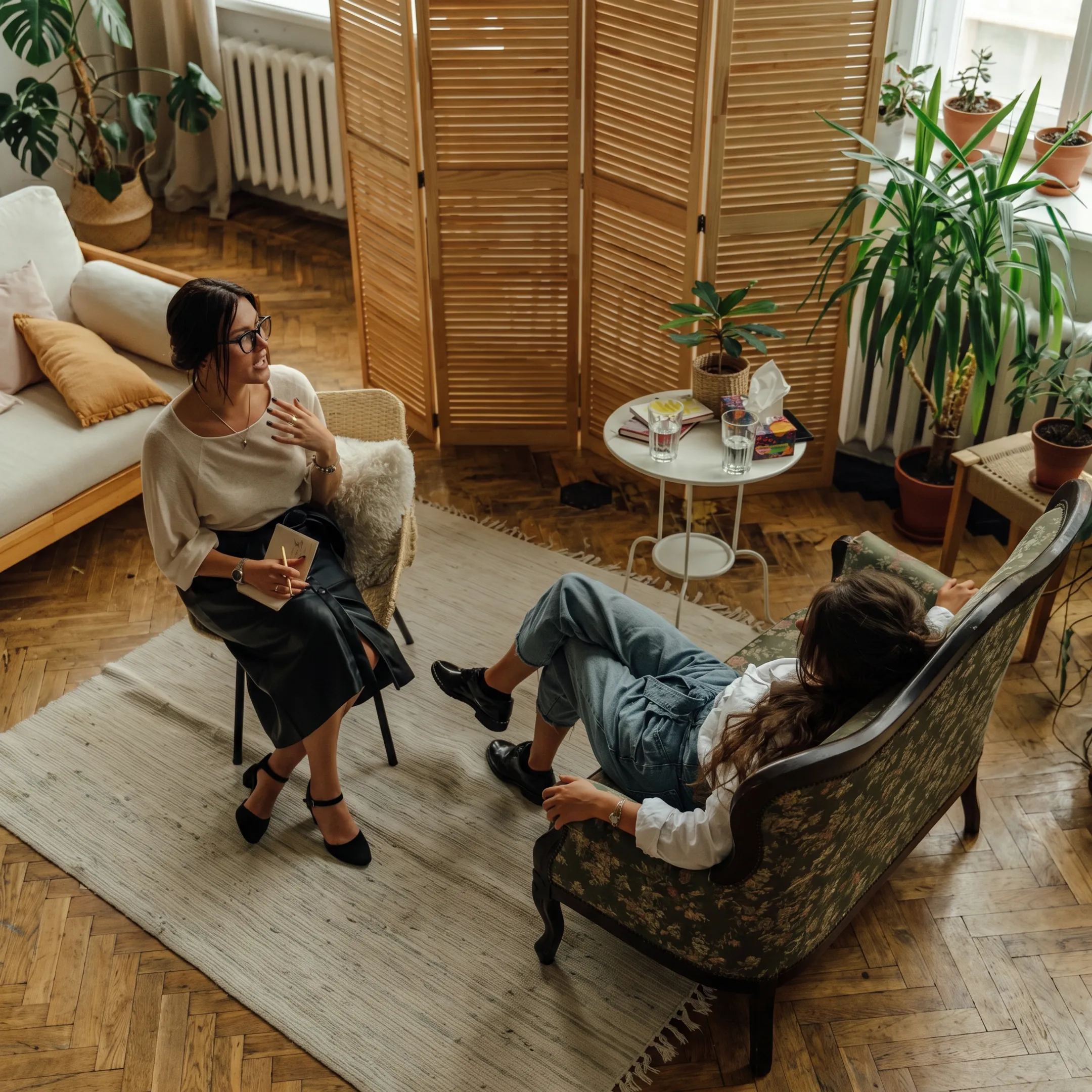 Behavioral health professionals providing supportive crisis intervention