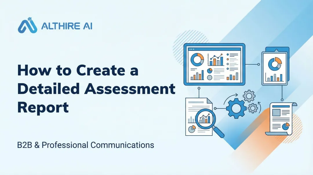 How to Create a Detailed Assessment Report