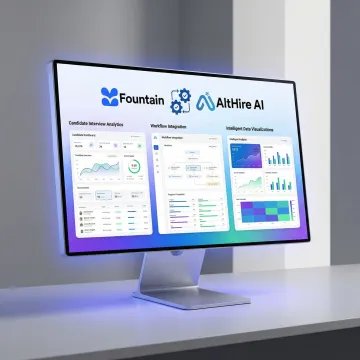 AltHire AI integrated hiring platform dashboard showing AI-powered interview and analytics tools