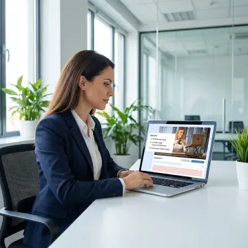 Recruiter reviewing AI-generated candidate report on AltHire AI platform