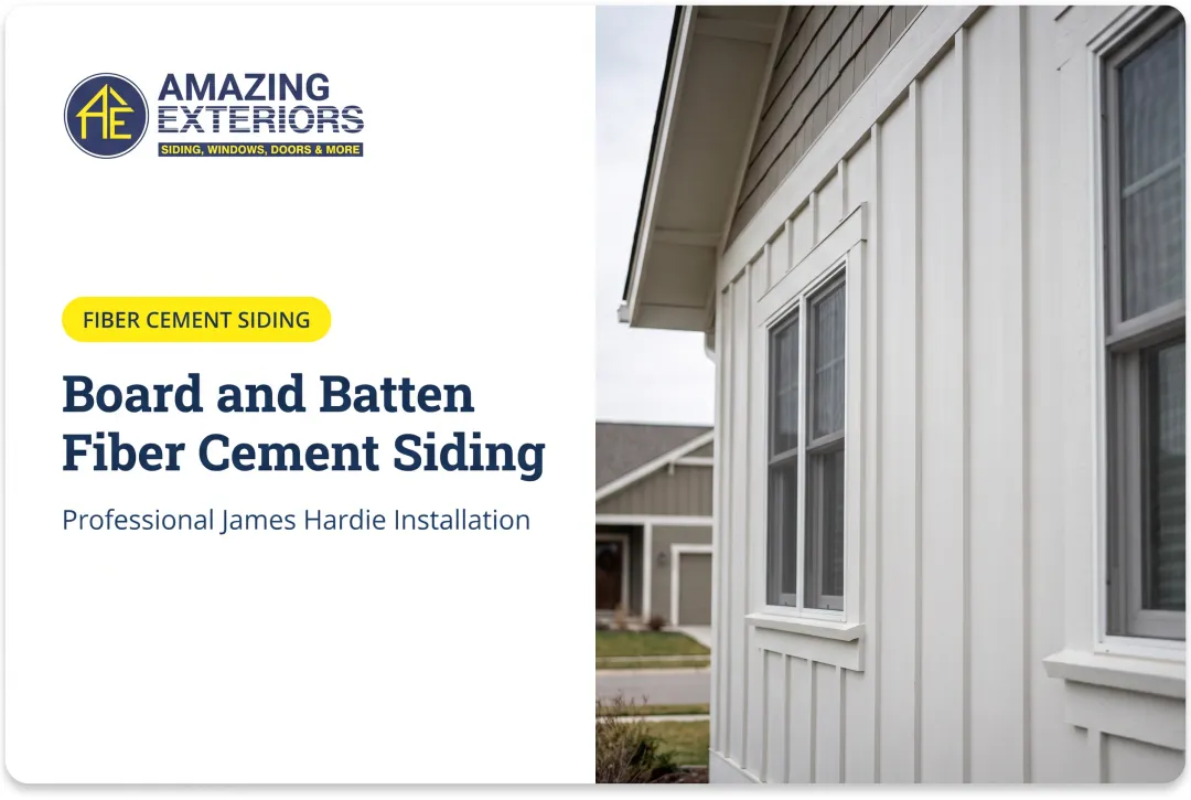 Board and Batten Fiber Cement Siding