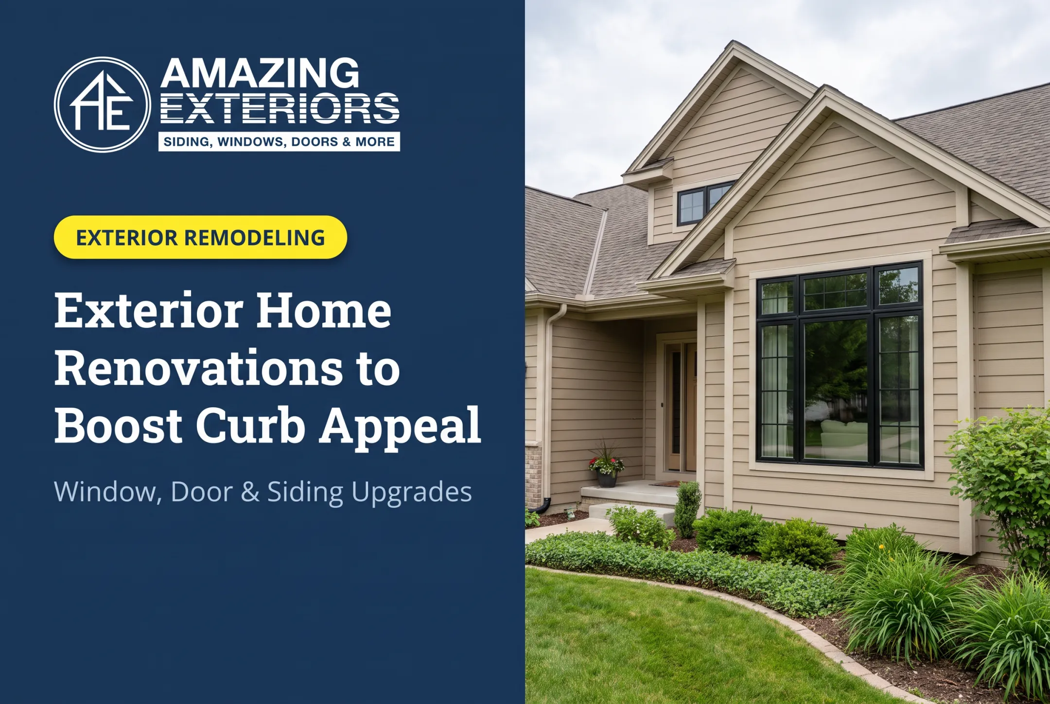 Exterior Home Renovations to Boost Curb Appeal