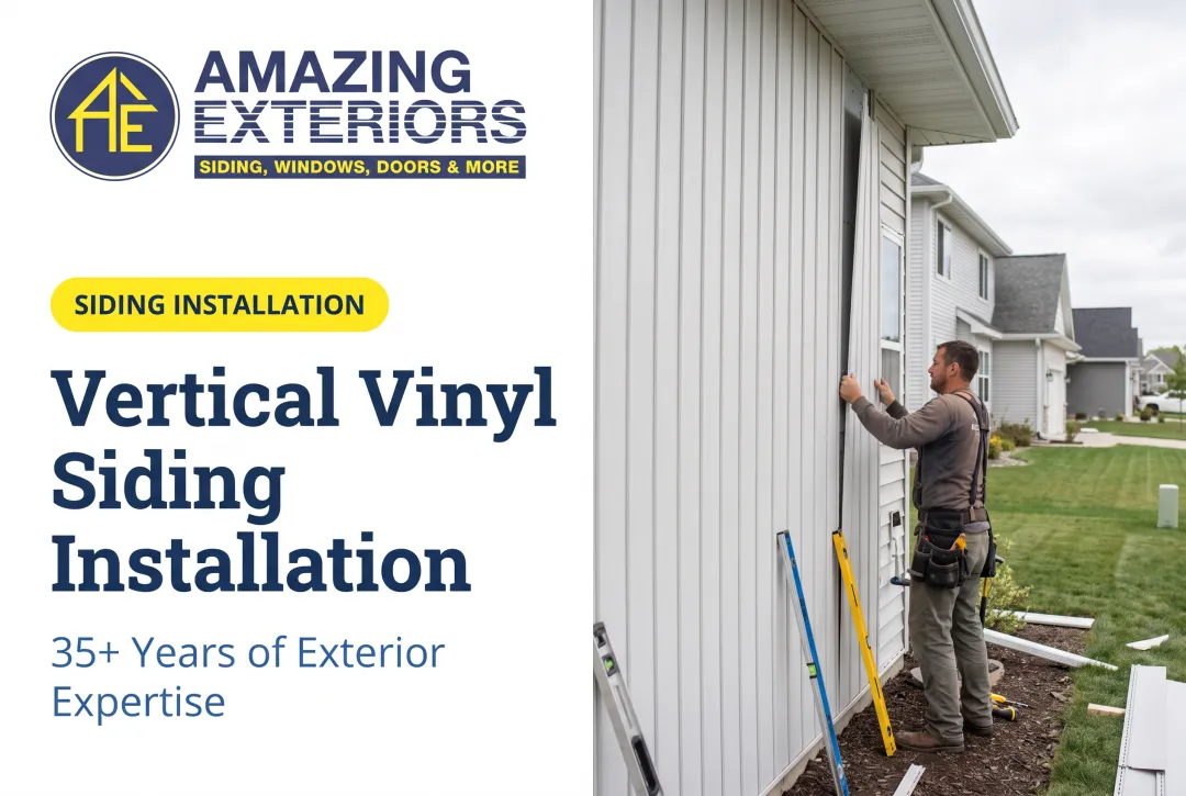 Vertical Vinyl Siding Installation