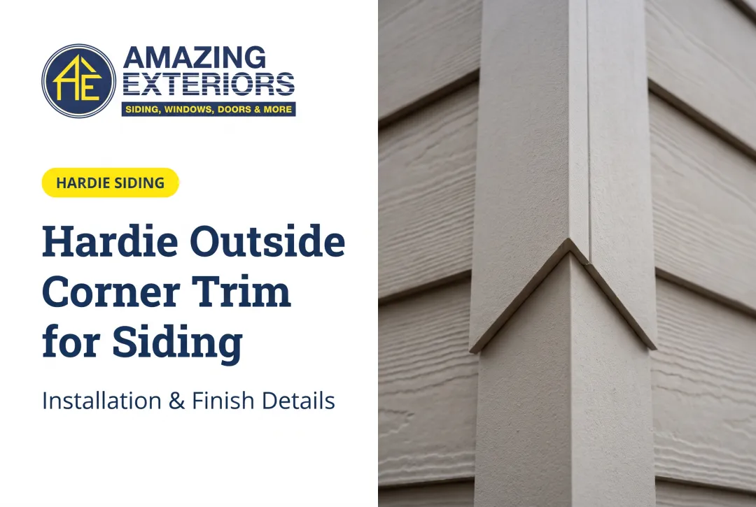 Hardie Outside Corner Trim for Siding