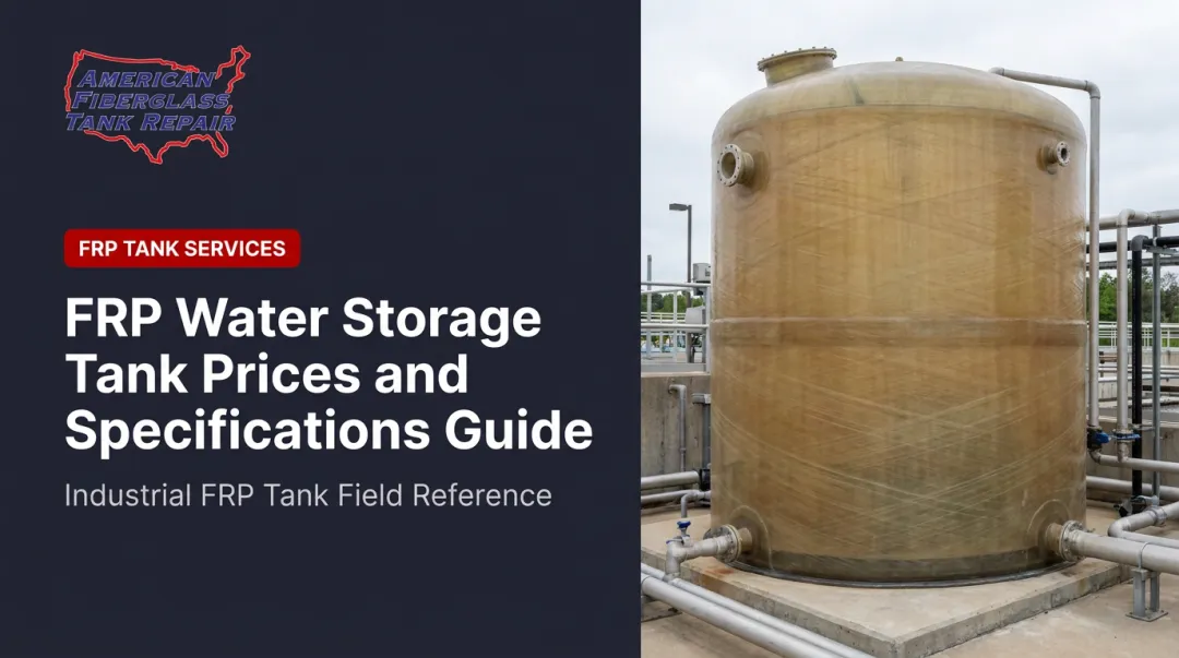 FRP Water Storage Tank Prices and Specifications Guide