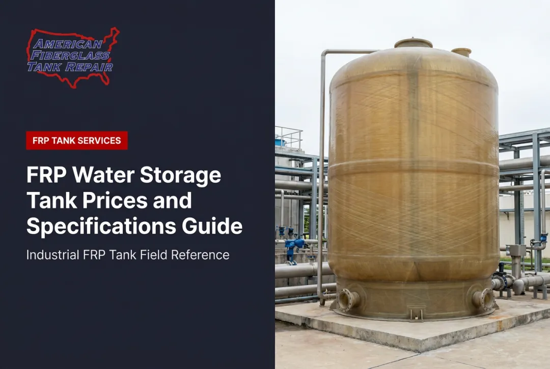 FRP Water Storage Tank Prices and Specifications Guide