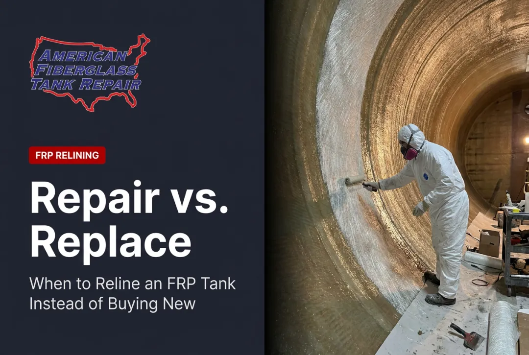 Repair vs. Replace: When to Reline an FRP Tank Instead of Buying New