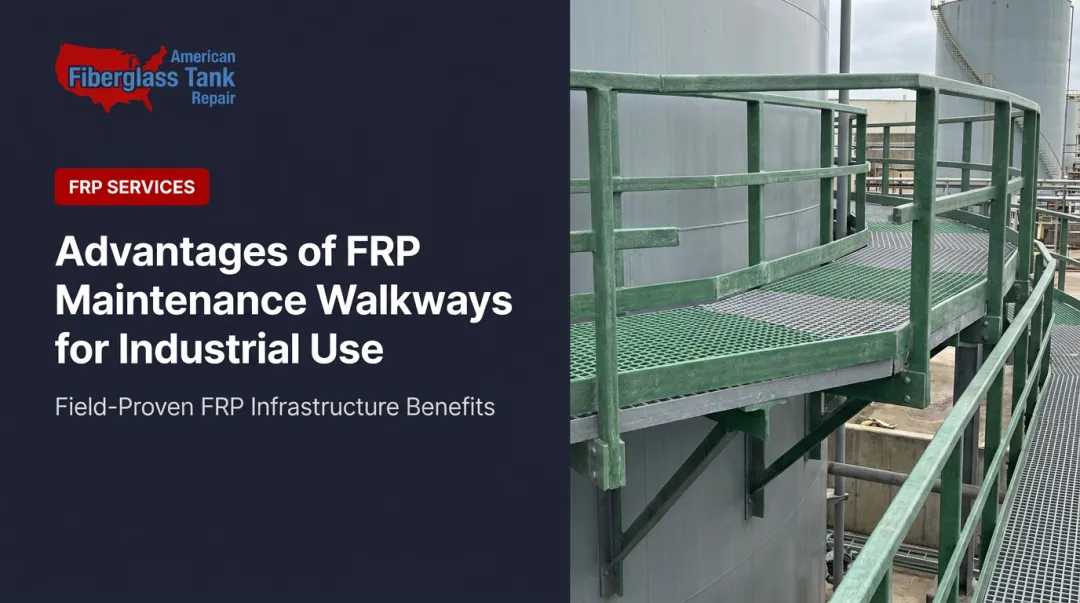 Advantages of FRP Maintenance Walkways for Industrial Use