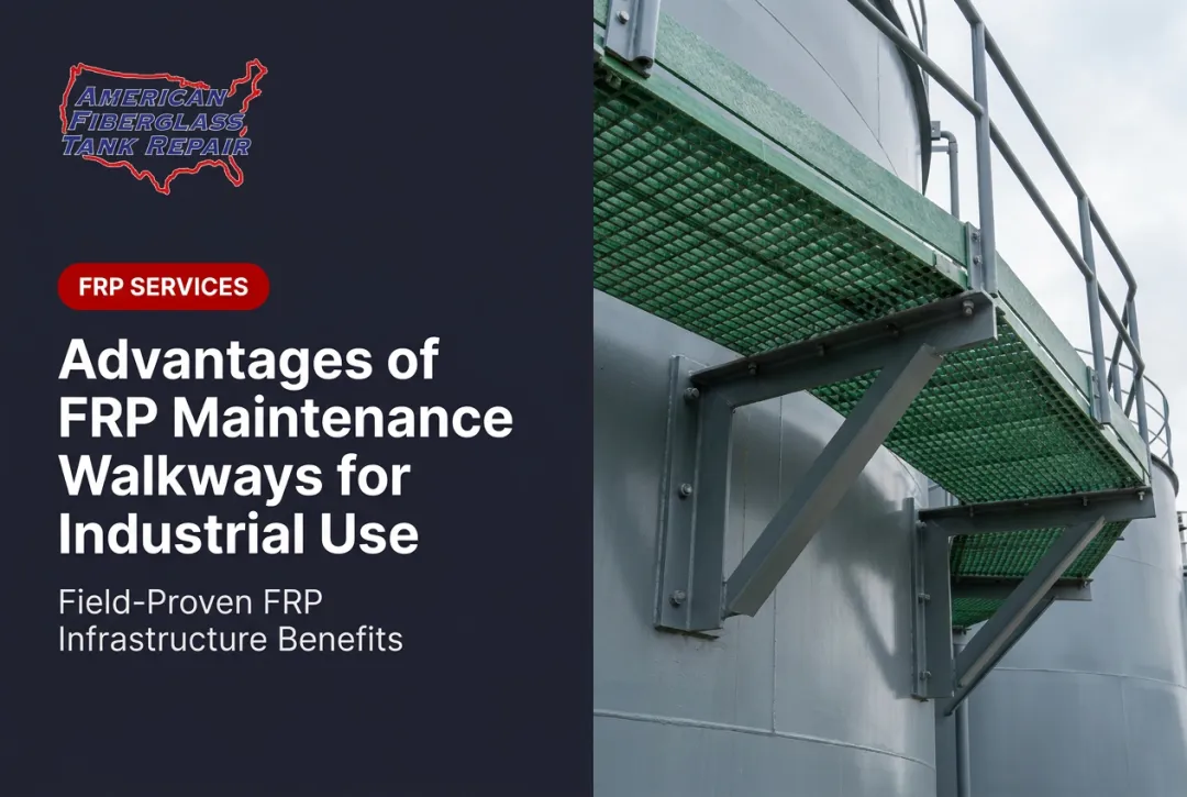 Advantages of FRP Maintenance Walkways for Industrial Use