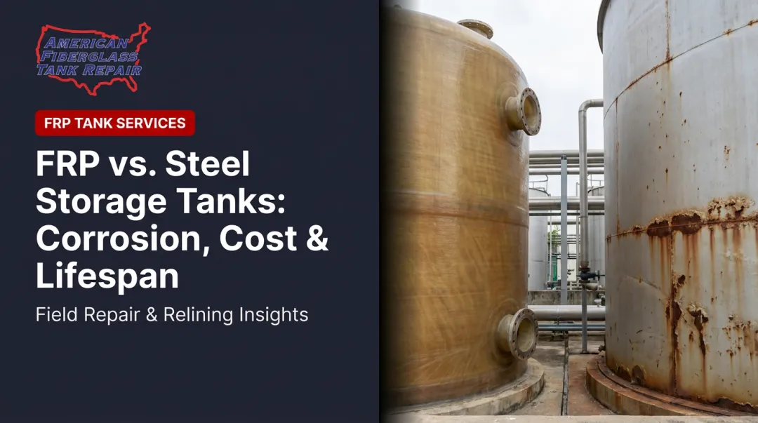 FRP vs. Steel Storage Tanks: Corrosion, Cost & Lifespan