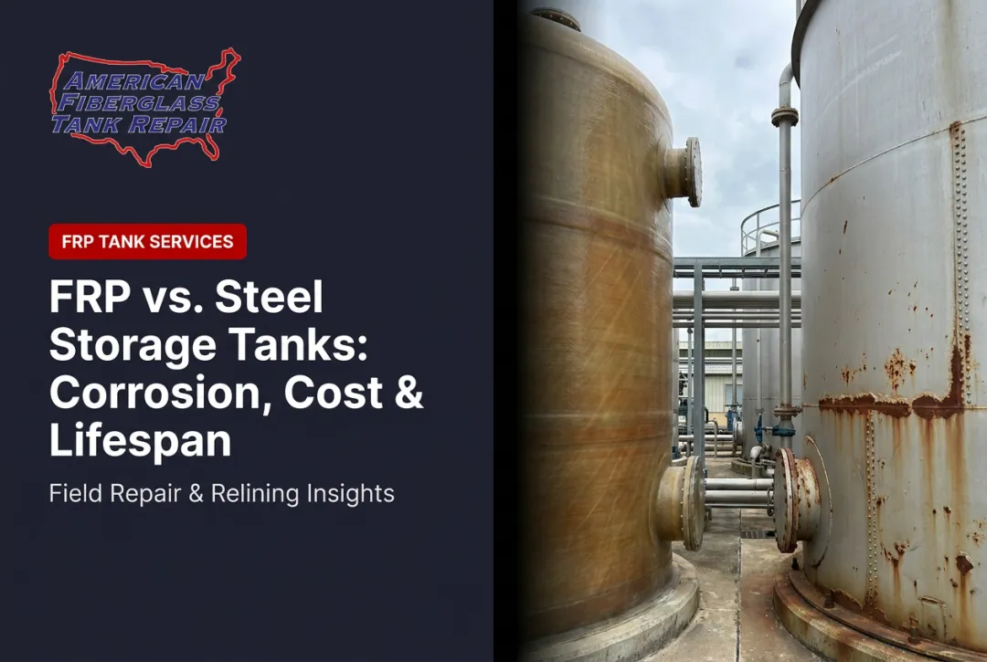 FRP vs. Steel Storage Tanks: Corrosion, Cost & Lifespan